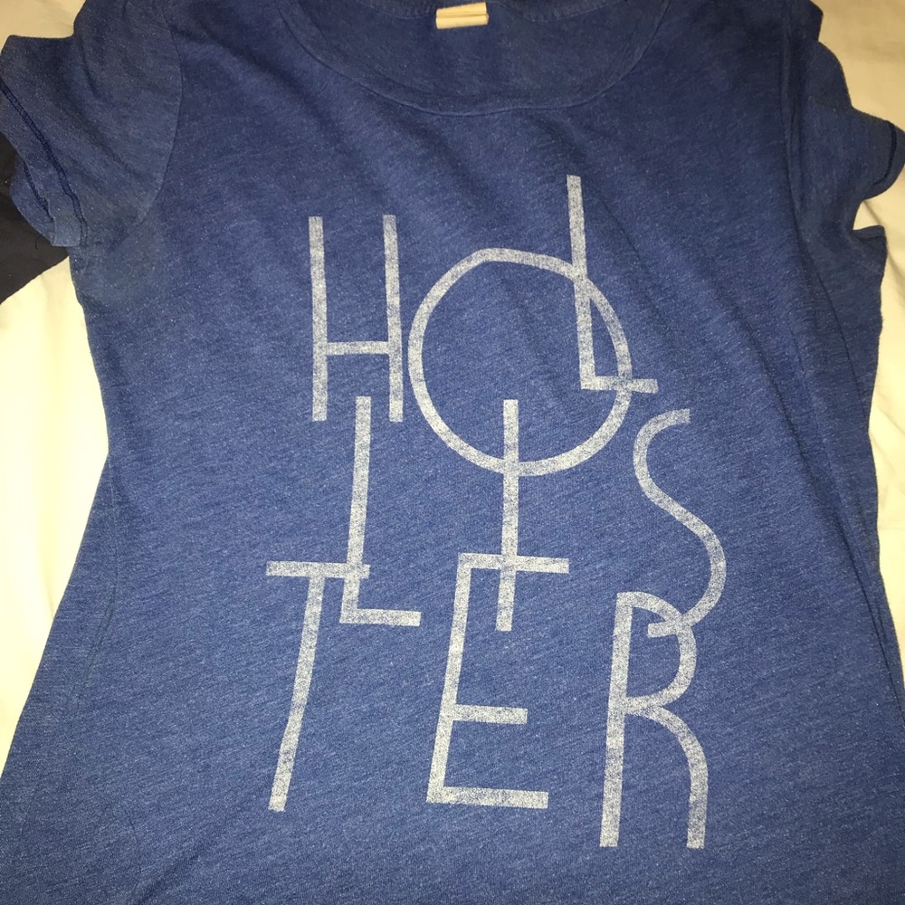 Blue Hollister shirt